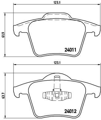 ARKA BALATA VOLVO XC90 2.5T 02 > D5 02 > T6 02 >D5 V8 05 > D5 09 > 3.2 06 > D5 09 > GDB1566