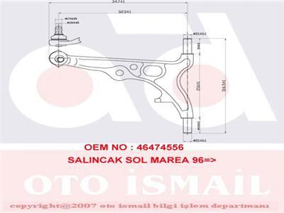 ALT SALINCAK KOMPLE SOL MAREA 96 BRAVO 95-98 ALFA 145-146-155