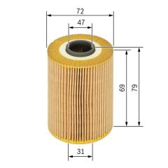 YAG FILTRESI BMW N43 N45 N46 E81 E82 E87 E88 E46 E90 E91 E92 E93 E60 E61 E84 E83 E85