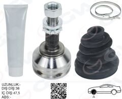 AKS KAFASI DIŞ SAĞ - SOL QASHQAI J10 KASA 1.5 DCI - 1.6 BENZ. 07-13