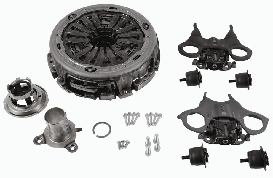 DEBRİYAJ SETİ KAVRAMA FULL SET CAPTUR 13 CLIO 4 12 MEGANE 3 09 FLUENCE 09 MEGANE 4 15 TALISMAN 15 DUSTER 10 1.5dCi K9K OTOMATİK ŞANZUMAN DC4