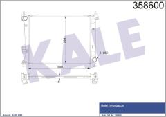 RADYATÖR HYUNDAI İ20 1.4 08 AL/PL/BRZ 500x388x16