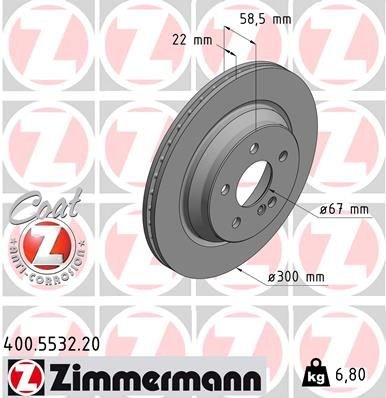 FREN DISKI ARKA MERCEDES W221 R230