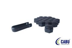 BİJON KAPAĞI SİYAH 22X21mm INSIGNIA - A 20 ADET 220644