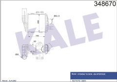 İNTERCOOLER AL/PL/BRZ TUCSON-KIA SPORTAGE