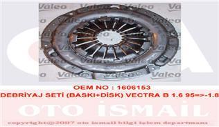 DEBRİYAJ SETİ BASKI DİSK VECTRA B-ASTRA G 1.6-1.8 16V-2.0-2.0 16V X20XEV-MEK-F18/5