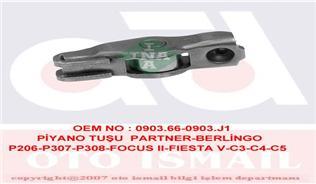 PİYANO TUŞU P206-207-307-308-407-PARTNER-BERLINGO-C2-C3-C4-C5-FIESTA 5-VI-FOCUS 2 1.6HDI-1.6TDCI