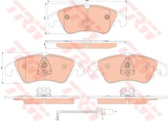 ÖN BALATA FİŞLİ AUDI A4-A5-A6-A7-Q5 2008