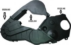 EKSANTRİK KAPAK 3 LÜ KAPAK SET PARTNER 2 -BERLINGO 2 1.9 DW8