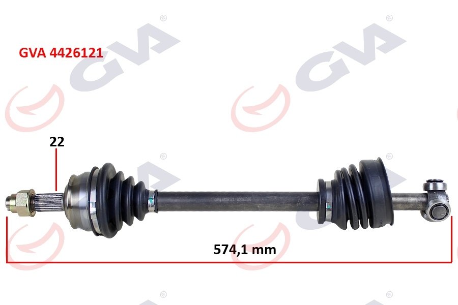KOMPLE AKS SOL TEMPRA 1.4i 92-99 574mm