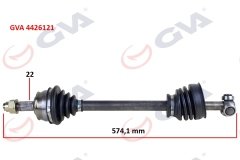 KOMPLE AKS SOL TEMPRA 1.4i 92-99 574mm