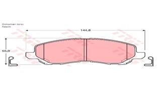 ÖN BALATA LANCER SEDAN 03 SPORTBACK 08 GALANT 97-04 C4 1.6HDİ 1.8HDİ 12 P4008 12