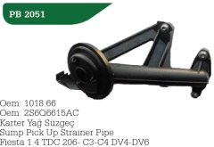 YAG POMPA SUZGECI P206 P307 P207-C2-C3-XSARA DV4TD-P407-P308-P3008-FIESTA-FOCUS 1.6TDCI-1.6HDI 16V