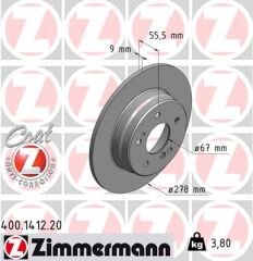 FREN DISKI ARKA MERCEDES W202 W203 CL203 W210 C208 W124