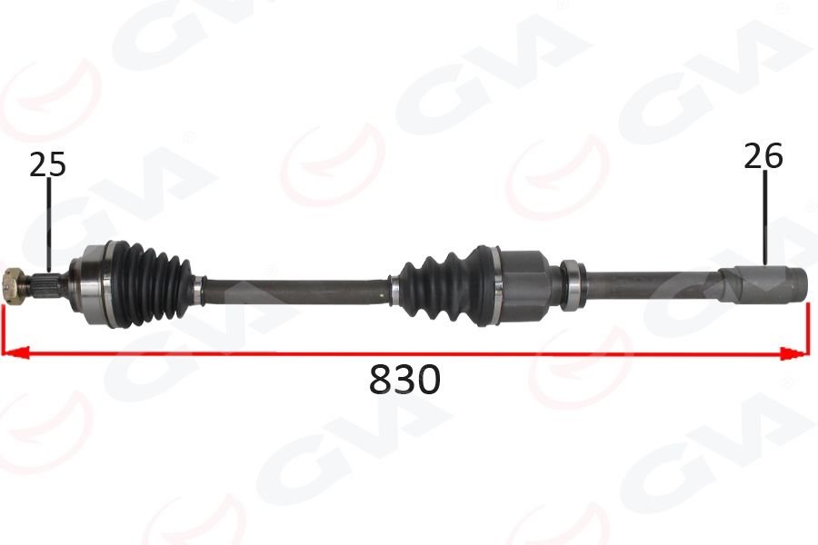 KOMPLE AKS SAG ON PSA 307 3A/C 1.6 A-T 00-07