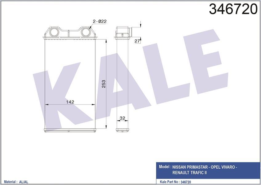 KALORİFER RADYATÖRÜ TRAFFIC 2-VIVARO 06 265x149