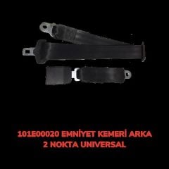 EMNİYET KEMERİ ARKA 2 NOKTA STATİK UNIVERSAL