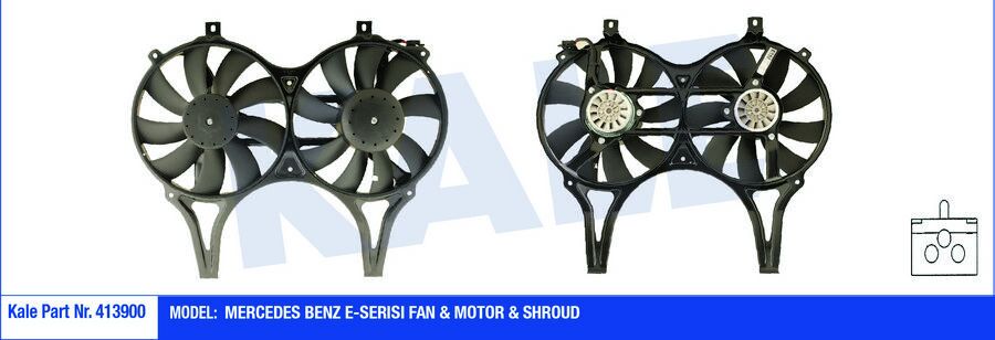 RADYATOR FANI MERCEDES E-CLASS W210 S210
