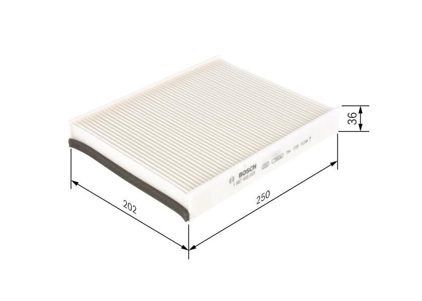 POLEN FİLTRESİ KARBONSUZ FORD FOCUS 3 2011 >2015 > KUGA 13 >CONNECT 13 > VOLVO V40 2012 >2015 >