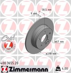 FREN DISKI ARKA MERCEDES C-CLASS W204 S204 C204