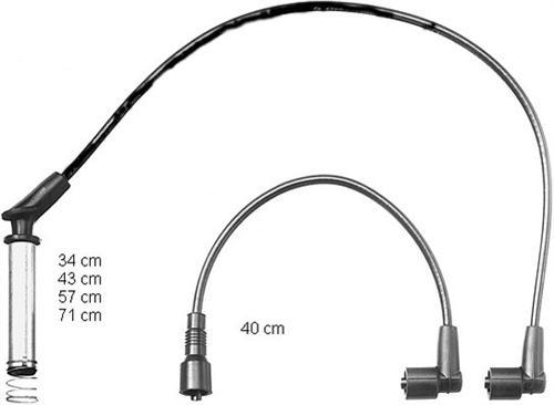 BUJİ KABLOSU TAKIMI OPEL CORSA B-COMBO B 93 00 1.2-1.4İ C12NZ-12NZ-C14NZ