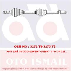 x AKS ÖN SAĞ SCUDO-EXPERT-JUMPY 1.6-1.9D 96 ABS Lİ 928mm/27diş/24diş