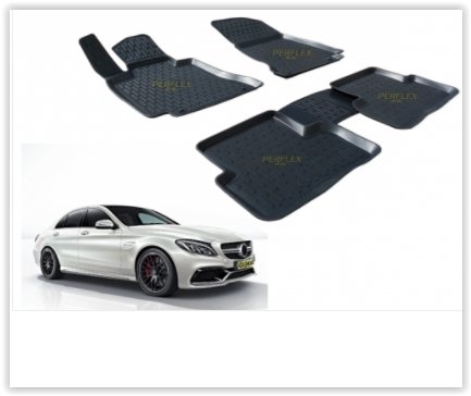 PASPAS 3D X-MAT HAVUZLU MERCEDES W205 C SERİSİ 15 SİYAH