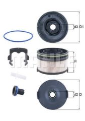 YAKIT FILTRESI MERCEDES OM654 W205 C257 W213 C238 W222