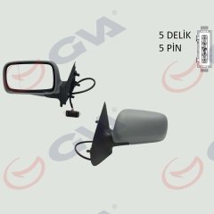 DIŞ DİKİZ AYNASI ELEKTRİKLİ SOL POLO CLASIC 96 ASTARLI ASFERİKLİ