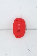 KONTAK ANAHTAR KUMANDA KORUYUCU KILIF SİLİKON 3 TUŞ KIRMIZI HYUNDAI I20-I30