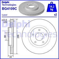 FREN DİSKİ ÇİFTLİ PAKET - BOYALI NISSAN PULSAR-QASHQAI-QASHQAI 2-X-TRAIL 12/2006 40206JG00A