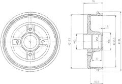 ARKA FREN KAMPANASI MEGANE 1-CLIO 2 SYMBOL 2-LOGAN MCV-SANDERO ABS SİZ 1.2-1.6-1.5-TWNG 2 RULMA