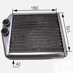 755 KALORİFER RADYATÖRÜ CORSA C-TIGRA TWINTOP 1.2-1.4-1.8-1.3CDTI-1.7CDTI 00 168x167