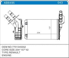 KALORİFER RADYATÖRÜ CLIO 2 00 SYMBOL 2 08 234x157
