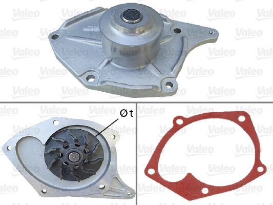 DEVİRDAİM SU POMPASI RENAULT CLIO 2 01>06 MEGANE 2 03>08 KANGOO 01> MODUS 04> SC NIC 2 03>08 1.5dCi K9K / NISSAN MICRA 1.5L K9K K12 03-10 / NOTE 1.5L K9K E11 06-> / QASHQAI 1.5L K9K J10 06->