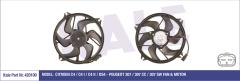 FAN MOTORU PERVANE CITROEN C4 1-2-DS4 PEUGEOT P307-P307 CC-P307 SW 200W-385mm