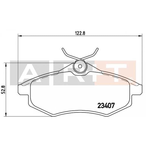 ÖN FREN BALATASI CITROEN C2 03 12 C3 02 09
