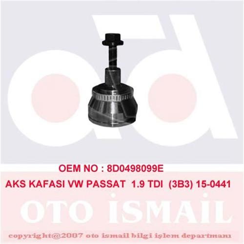 x AKS KAFASI DIŞ PASSAT 1.9 TDI-2.5 TDI 98-05 - A4-A6 1.9 TDI 00-05 ABS Lİ