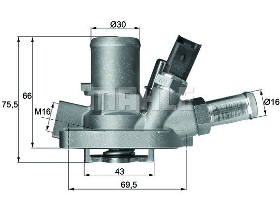 TERMOSTAT KOMPLE LINEA-BRAVO 2-GRANDE PUNTO 1.4 T-jet 07 G1019.80