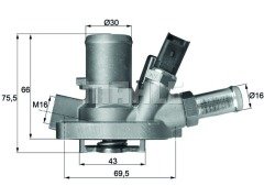 TERMOSTAT KOMPLE LINEA-BRAVO 2-GRANDE PUNTO 1.4 T-jet 07 G1019.80