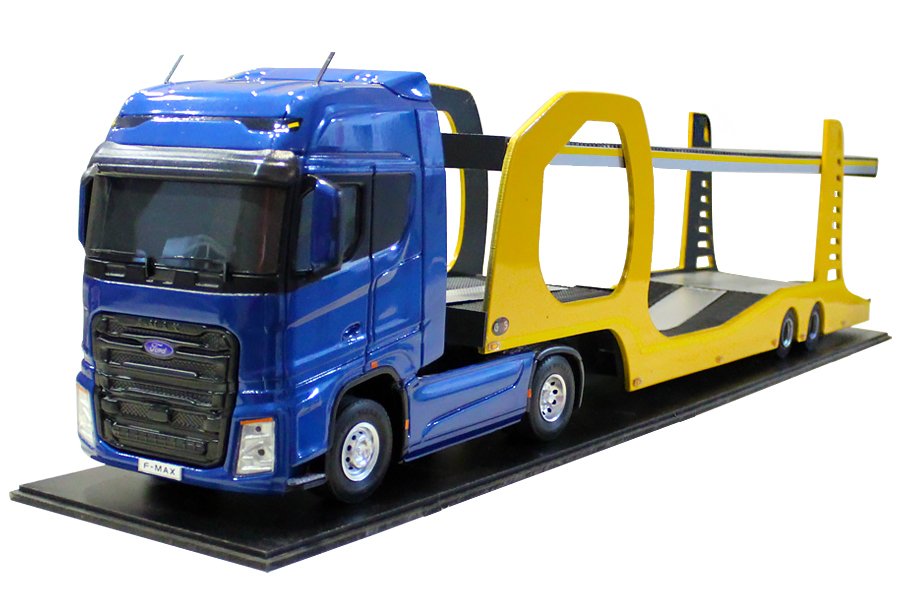 MAKET BOY:95-YÜKSEKLİK:22 CM 1:18 ÖLÇÜ FORD ARAÇ TAŞIYICI TIR