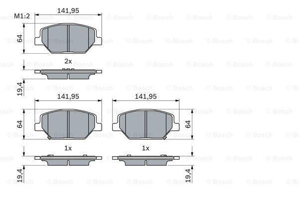 ÖN FREN BALATASI OPEL INSIGNIA B 18 17 İNÇ JANT