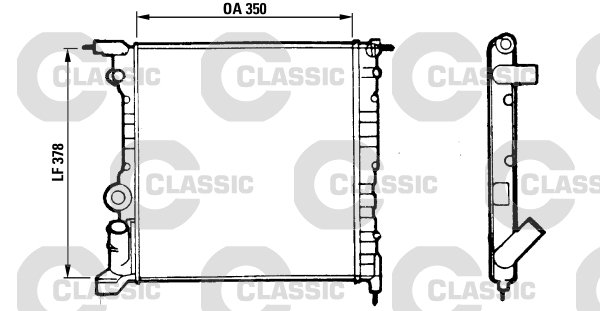 x RADYATÖR CLASSIC CLIO 2 SIRA AL PL SİSTEM
