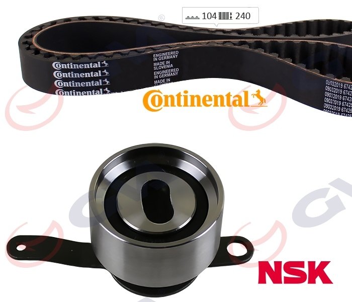 TRİGER KAYIŞ SETİ EKSANTRİK SETİ HONDA CIVIC 1.6L D16Y EURO MB kasa 96-99 / 1.6L D16Y yerli üretim araçlar için EL kasa 98-01 / HR-5 1.6L D16W1 GH kasa 99-07 1 KAYIŞ 1 RULMAN 104x240