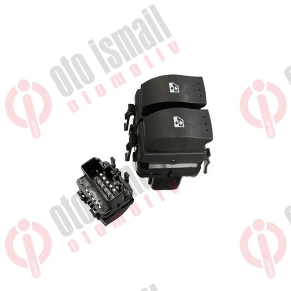 CAM DÜĞMESİ ÖN SOL CLIO 2 HB ÇİFTLİ