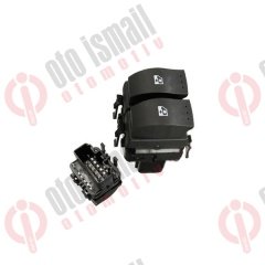 CAM DÜĞMESİ ÖN SOL CLIO 2 HB ÇİFTLİ