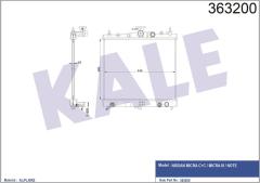 RADYATÖR NOTE-MICRA 3-MICRA C C AL/PL/BRZ 500x381x16