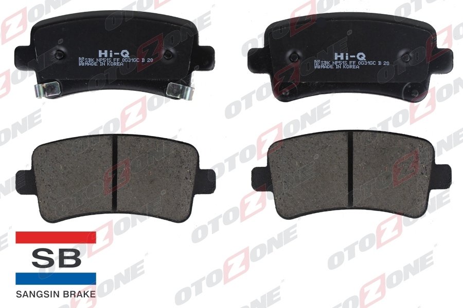 ARKA FREN BALATASI INSIGNIA A 08>17 SAAB 9.5 10> MALIBU 2.0D 2.4 12> 16 İNÇ JANT