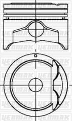 PISTON SEGMAN STANDART ACCENT 1.5 00-02 G4EC-G G4EB