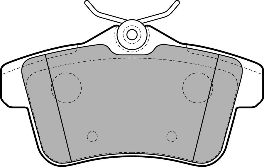 ARKA FREN BALATASI PEUGEOT P3008 09 16 P5008 09 17 P508 10 18 P308 GTI-RZC 10 14 CITROEN C4 09 16 DS4-DS5 11 15